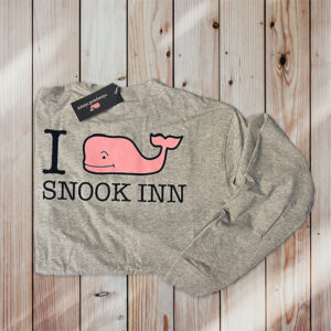 Snook Inn Vineyard Vines Long Sleeve Shirt - Gray